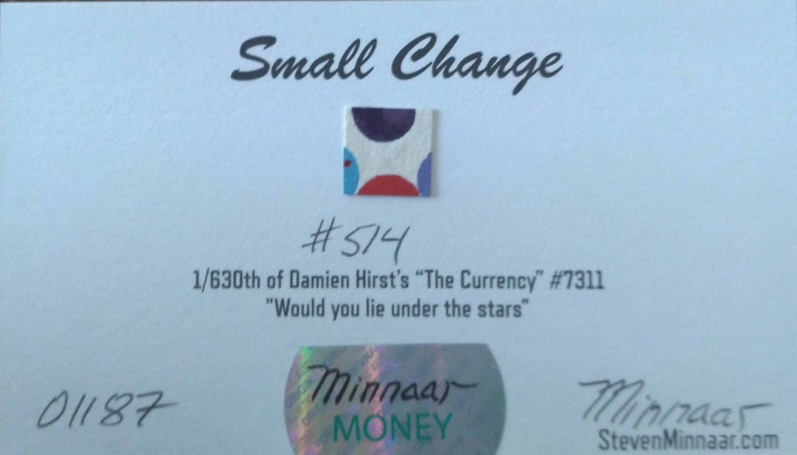 Minnaar Money – 01187